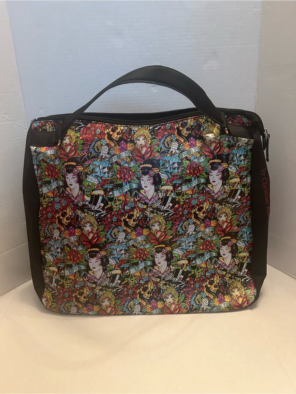 Ed Hardy Geisha Skull Design
Large Tote Bag